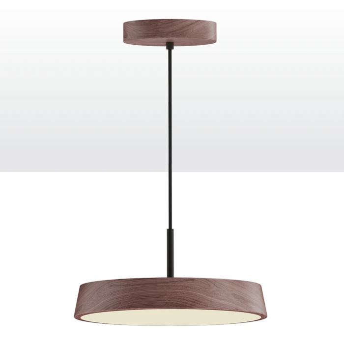 גוף תאורה תליה KOTON שחור עץ ,לבן זהב